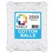 Medium Cotton Balls Pack of 4000 - Non-Sterile Absorbent 100% Cotton for Make-Up Nail Polish Removal Oil Lotion Crafts - International Shipping Available - Buy Online on SooperMarket.com