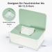 Cheerhom Baby Wet Wipes Box - Green Storage Box for Damp Toilet Paper & Cloths | 18 x 12.2 x 7cm | Ideal for Home Office & Outdoor Use - Buy Online on SooperMarket.com