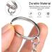Teenitor Metal Split Key Chain Rings - 60 Pack 25mm Key Chains with 26mm Chains and Jump Rings - Ideal for Arts and Crafts - Buy Online on SooperMarket.com