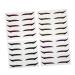 MUSISALY 20 Pairs Eyeshadow Stickers Eyeliner Stencils Sticker Eyelid Stickers Eyeliner Stencil Sticker Glue