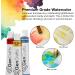 GenCrafts Watercolor Paint Set - 50 Premium Vibrant Colors - Non-Toxic Pigment Paints - 12 ml (0.406 oz) - Ideal for Paper, Canvas, and Crafts - Buy Online on SooperMarket.com