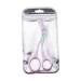 Harayaa 4x Eyebrow Scissors with Comb - Precision Trimmer for Perfect Eyebrow Shaping | Durable Pink Personal Care Accessories - Buy Online on SooperMarket.com