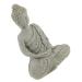LIFKICH Imitation Stone Buddha Statue Buddhism Statue Buddha Ornaments Miniature Buddha Sitting Buddha Statue Buddha Zen Statue Office Decor Home Decor for Buddhist China Aquarium Resin Picture 2 12.00X8.30X6.00CM