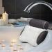 AmazeFan Bath Pillow, Bathtub Spa Pillow with 5D Air Mesh Technology and 4 Suction Cups, Helps Support Head, Back, Shoulder and Neck, Fits All Bathtub, Hot Tub and Home Spa 5d Air Mesh Fabric