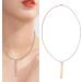 Mindful Breathing Necklace Skin Friendly Stress Relief Mindful Necklace Titanium Steel for Women for Daily Wear Rose Gold - Buy Online on SooperMarket.com