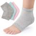  Gel Heel Socks with Essential Oils - Moisturizing Cushion for Men & Women - 3ST Heel Support & Cracked Heel Relief  - Buy Online on SooperMarket.com