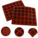Mikinona 2pcs Chocolate Mold Ice Cube Silicone Molds Jellybeans Candy Ice Mold Baking Mold Letter Ice Maker - Buy Online on SooperMarket.com