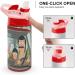 Bob's Drive Burgers Kids Water Bottle | Vacuum Insulated Stainless Steel 500ml Cup with Straw | Toddler Thermos in Pink Style - Buy Online on SooperMarket.com