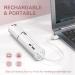 Rechargeable Facial Hair Remover for Women - Painless Hair Removal Device for Face with 2 Replacement Heads - Ideal for Lip, Chin, and Mustache - Buy Online on SooperMarket.com