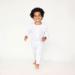 Ribbed Cotton Zip Up Baby Sleepsuits | Unisex Newborn Clothes | 2-3 Years | White - Buy Online on SooperMarket.com
