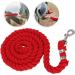 Felenny Horse Rope Leash Thickened Colorful Woven Bolt Rope Strong Durable Horse Leads Braided Cotton Rope (Red) - Buy Online on SooperMarket.com
