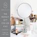Mirrorvana Large Double Sided 10X and 1X Magnifying Makeup Mirror - 15 Height, 8 Wide with Stand - Gift Box Included - Buy Online on SooperMarket.com