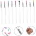 BELLIFFY 10pcs Eye Shadow Brush Makeup Brush Exfoliating Lip Brush Women Eyeshadow Brush Eyeliner - Buy Online on SooperMarket.com