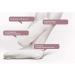 Buy Silicone Socks - Anti-Cracking Foot Protection & Moisturizing Gel Care - Soft Breathable & Comfortable (White Small) - Buy Online on SooperMarket.com