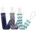 Teksome Schnullerleine | Fabric Pacifier Clips for Babies Toddlers & Kids | Soft Bite Ring | Secure Toy Clips - Buy Online on SooperMarket.com