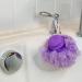 Grand Fusion Exfoliating Loofahs for Men and Women - Pack of 3 Purple Body Scrubbers with Liquid Soap Dispensing Feature - Compatible with Your Favorite Body Wash - Convenient Hanging Loop - Buy Online on SooperMarket.com