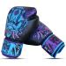 Buddha Fight Wear Fantasy Luzbel Boxing Gloves - 14oz Blue - Muay Thai & Kickboxing - High-Quality Synthetic Leather Odor-Inhibiting Reinforced Seams Unique Designs - Buy Online on SooperMarket.com