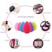 OWQ 10-Piece Beauty Makeup Sponge Blender Set - Non Latex Soft Foundation Blending Sponges for Cream, Powder, and Liquid Makeup - Multi-colored - Buy Online on SooperMarket.com