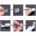 Silmy 2 Pack Ear Piercing Kit - Disposable Self Piercing Gun with Ear Stud & Clean Tool - Nose Studs Cartilage Tragus Helix Piercing Gun - Silver White1 - Buy Online on SooperMarket.com