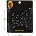 BORDSTRACT Magic Hair Comb Elastic Beaded Double Comb Hair Clip for Long Lasting Updo Popular Hairstyles (Black) Random - Buy Online on SooperMarket.com