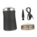 1 Set Razor Facial Shaver Mens Hair Trimmer Mens Electric Leg Shaver Maquinilla De Afeitar para Hombre Travel Shaver Hair Trimmers Handheld Aluminum Alloy 3D Beard 7.2X4cm Black