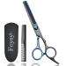 Thinning Scissors Hairdressing Blending Shears Fcysy Professional Hair Thinning Scissors Texturizing Scissors Hairdresser Hair Thinner Thinning Shears Kit with Comb Barber Haircut Scissors Set Blue Thinning Scissors