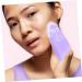 Beavorty Cleansing Massage Finger Cots Cleansing Facial Brush Skin face Scrubber for Women deep Cleaning Brush face wash Scrubber face Lotion for Women Silica Gel Makeup Remover Miss pores Violet 11.8X10CM - Buy Online on SooperMarket.com