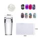 15-Piece Nail Art Stamping Kit - Christmas & Love Designs Includes 5 Plates 2 Stampers and Storage Bag - Buy Online on SooperMarket.com