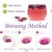 Dried Violets 35g - Sweet Violet Tea and Edible Flowers for Natural Food Coloring - Buy Online on SooperMarket.com