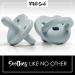 Milk Snob Calm n Cuddle Silicone Pacifier 6-18 Months - BPA Free Teether for Baby Girl and Boy. Perfect Baby Shower Gift for New Moms! Stage 2 Blue Breeze - Buy Online on SooperMarket.com