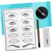 Mikinona Practice Skin Kit White Practice Eyebrow Semi-permanent Mouth Skin Eye Single Kit Microblading End and Pen - Buy Online on SooperMarket.com