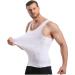 Men's Mistirik Compression Shirt - Slimming Body Shaper Vest - White XL - Buy Online on SooperMarket.com