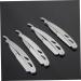 Cabilock 6 Pcs Stainless Steel Safety Razor Holder - Vintage Razor Set for Men | International Shipping - Buy Online on SooperMarket.com