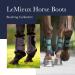 LeMieux Mesh Brushing Horse Boots - Protective Gear and Training Equipment - Equine Boots Wraps & Accessories Large Black - Buy Online on SooperMarket.com