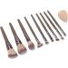 Synthetic Makeup Brushes 9 Piece Brush Set Foundation Powder Concealers Eyeshadow Brushes Mini with Storage Box for Travel - Buy Online on SooperMarket.com