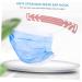 Buy Gatuida 10 PTH Hanging Ear Aid Extension Set - Mask Extension Strap & Clip for Comfortable Ear Support - 2pcs 15x1.5cm - Buy Online on SooperMarket.com