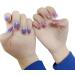 Dopi Purple Butterflies Gel Nail Strips - Long Lasting & Easy to Use - Buy Online on SooperMarket.com