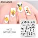 Alexnailart Nail Art Stamping Plates Image Template Nature Plant Leaf Pattern Design Stamper Nail Art DIY Print Manicure Nail Art Stencil Tools NA035 - Buy Online on SooperMarket.com