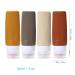 Buy Lufevrm 4-Piece 90ml Travel Bottles Set - BPA-Free Silicone Leakproof & Replaceable - Ideal for International Travel - Buy Online on SooperMarket.com