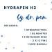 Dr Pen H2 Automatic Serum Applicator Home Kit - 2 x 12 PIN 0.25mm Cartridges - Buy Online on SooperMarket.com