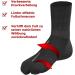 Inook Talflat Correction Socks for Foot Pain Relief - Flat Feet Fallen Arches & Hallux Valgus - kotex Splint 40 Black | International Shipping - Buy Online on SooperMarket.com