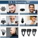 GeRRiT 7D Electric Razor for Men - Waterproof 5-in-1 Grooming Kit Cordless 7-Blade Rotary Shaver with LED Display - Buy Online on SooperMarket.com
