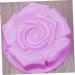 HOMSFOU 3pcs Rose Cake Mold Silicone Flower Cake Pan Homemade Soap Molds Birthday Cake Mold Silicone Muffin Cup Silicone Pie Baking Pan Baking Tiramisu Pan Mini Bread Pan Silica Gel 24X24X5CMx3pcs - Buy Online on SooperMarket.com