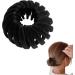 Hair Ring Bun - Sorcery Hair Clamp Avian roosts Styled Clips | Non-Skid Design Mobile roosts Plate Hairpin Expandable Ponytail Holder Hair Ornaments for Ladies Females 5.5 Inches Black - Buy Online on SooperMarket.com