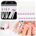 MSRUIOO Fiberglass Nail Extension Gel Kit - Builder Gel with Magical Silk Fiberglass for Quick Nail Extensions - Includes Nail File, Tweezers, Scissors, and Forms for Nail Art - Buy Online on SooperMarket.com