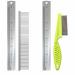 2-in-1 Professional Metal Dog and Cat Comb with Stainless Steel Teeth - Grooming Tool for Long & Short Haired Pets - Removes Tangles, Knots, Fleas & Lice - Buy Online on SooperMarket.com