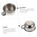 DOITOOL 4pcs Stainless Steel Shaving Soap Bowl Set - Silver Beard Cosmetic 10x8.5cm - Ideal for Men s Grooming - Buy Online on SooperMarket.com