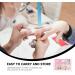 Lurrose 4-Piece Nail Art Stamp Set | Silicone Nail Printing Tools for Manicure | International Shipping Available - Buy Online on SooperMarket.com