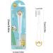 Kids Travel Toothbrush Duck Shaped Kids Toothbrush Round Anti-slip Travel Toothbrush for Kids 3-12 Years Old Generic - Buy Online on SooperMarket.com