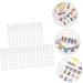 FOMIYES 3 manicure tools nail art tools nail tool nail polish tools para u as nail art supplies clear nail color display tool nail color displaying card Shaped bow tie - Buy Online on SooperMarket.com